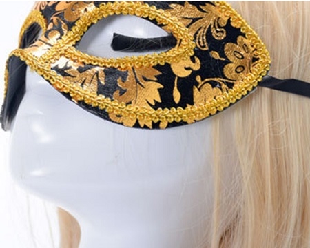 Guld maskerade maske